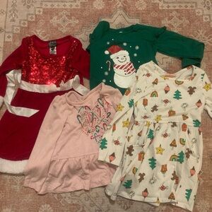 Little girls 4t-5t christmas bundle